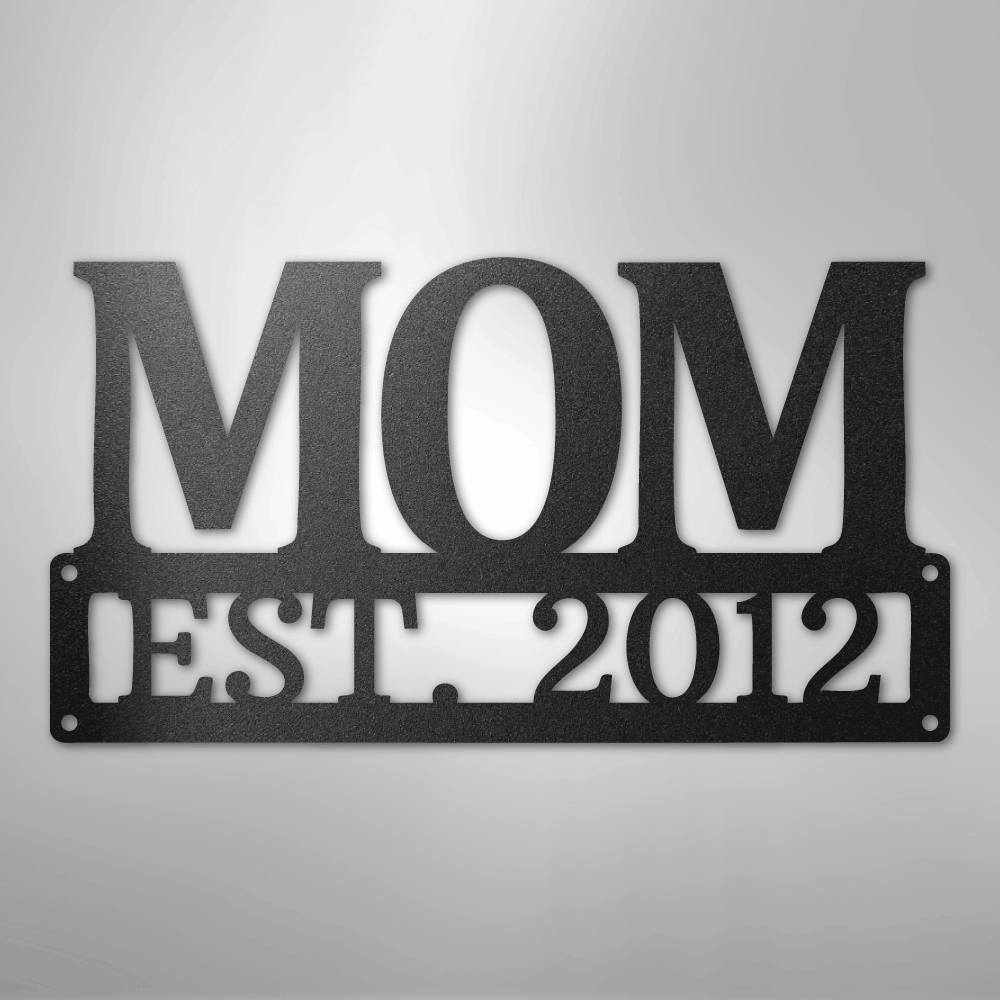 Personalized Metal Wall Art Sign - MEM-34